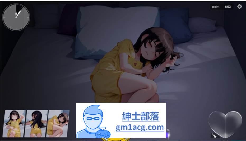 图片[3]-【触摸互动SLG/动态】深夜，正在睡觉的少女的家 DL正式完整版【新作/1.2G】-次元小屋